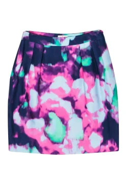 Kate Spade - Multicolor Neon Tie-Dye Skirt Sz 6