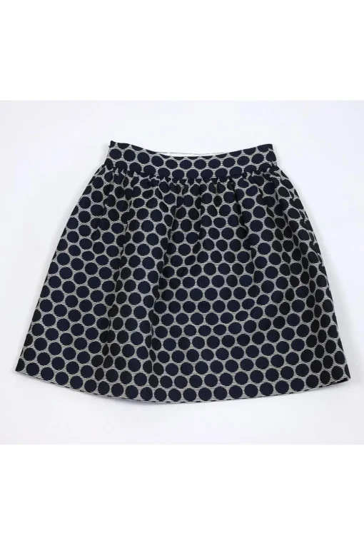 Kate Spade - Navy Polka Dot Skirt Sz 2