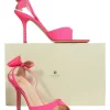 Kate Spade - Pink & Orange Striped & Polka Dot Pumps w/ Bows Sz 9