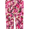 Kate Spade - Pink Floral Print Tapered Trousers Sz 00