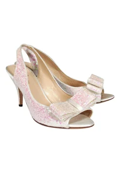 Kate Spade - Pink Glitter Slingback Pumps Sz 5.5