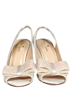 Kate Spade - Pink Glitter Slingback Pumps Sz 5.5