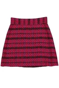 Kate Spade - Pink Tweed Miniskirt Sz 6