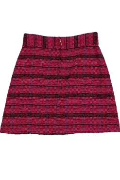 Kate Spade - Pink Tweed Miniskirt Sz 6