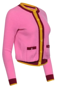 Kate Spade - Pink, Yellow, & Red Cardigan Sz XS