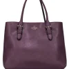 Kate Spade - Plum Saffiano Leather Tote
