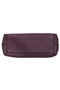 Kate Spade - Plum Saffiano Leather Tote