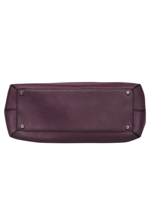 Kate Spade - Plum Saffiano Leather Tote