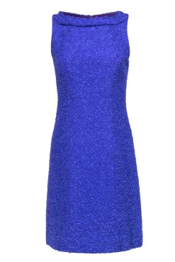Kate Spade – Purple Tweed Sleeveless Dress Sz 4