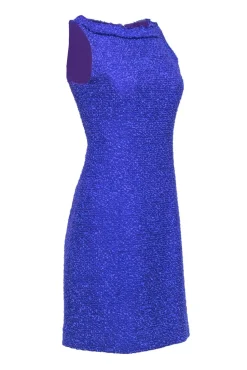 Kate Spade – Purple Tweed Sleeveless Dress Sz 4