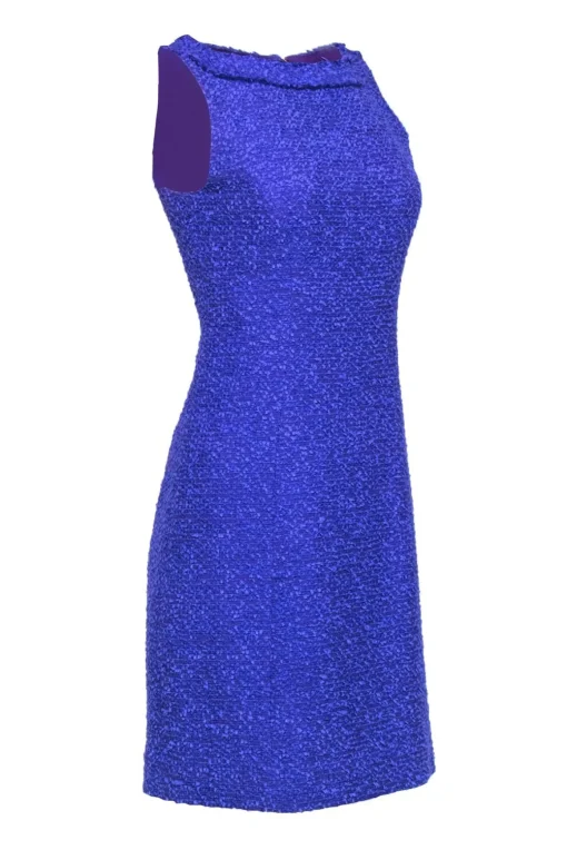 Kate Spade – Purple Tweed Sleeveless Dress Sz 4