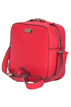 Kate Spade - Red Leather Square Crossbody