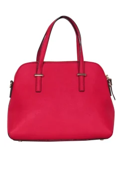 Kate Spade - Red Saffiano Leather Satchel Bag