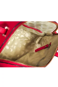 Kate Spade - Red Saffiano Leather Satchel Bag