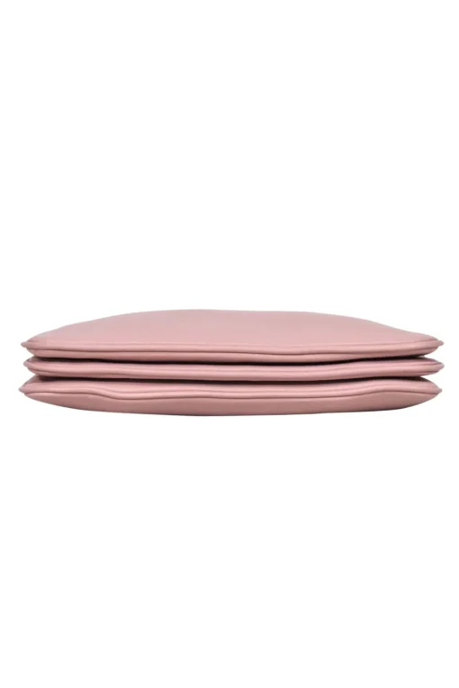 Kate Spade- Light Pink Pebbled Leather "Triple Gusset" Crossbody