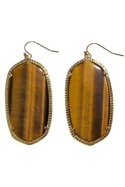 Kendra Scott - Tiger's Eye "Danielle" Statement Earrings