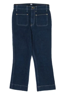 Khaite - Dark Wash Blue Denim Jeans w/ Patch Pockets Sz 10