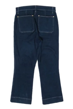 Khaite - Dark Wash Blue Denim Jeans w/ Patch Pockets Sz 10