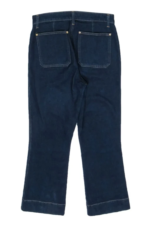 Khaite - Dark Wash Blue Denim Jeans w/ Patch Pockets Sz 10