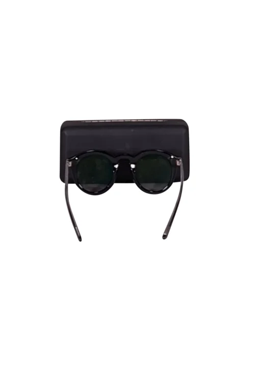Krewe - Black Rounded "Collins" Sunglasses