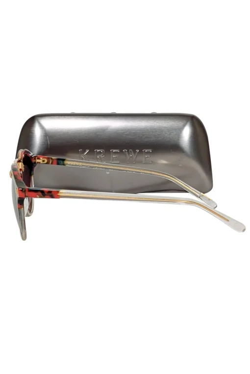 Krewe - Red, Green, & Gold Round Sunglasses