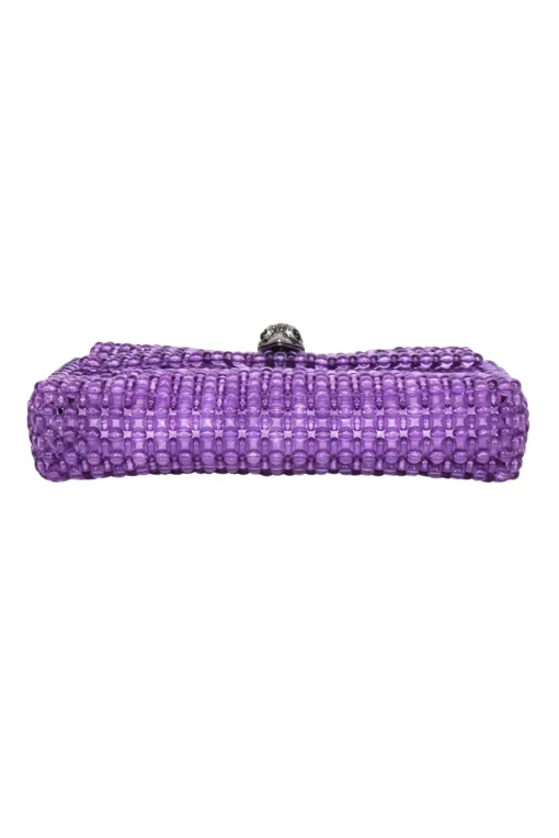 Kurt Geiger - Purple "Kensington Bead" Shoulder Bag