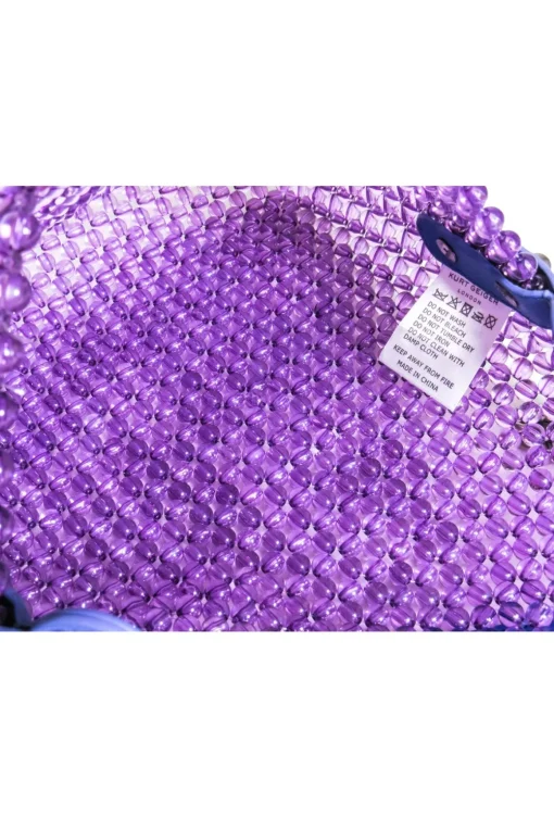 Kurt Geiger - Purple "Kensington Bead" Shoulder Bag