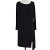 Lafayette 148 - Black Asymmetrical Hemline Dress Sz S