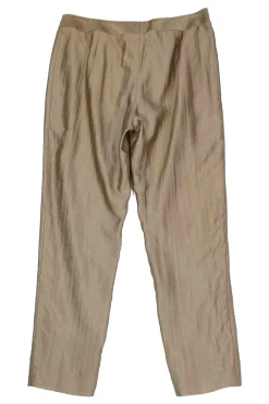 Lafayette 148 - Gold Satin Pants Sz 10
