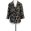 Lafayette 148 - Grey Leopard Print Jacket Sz 12