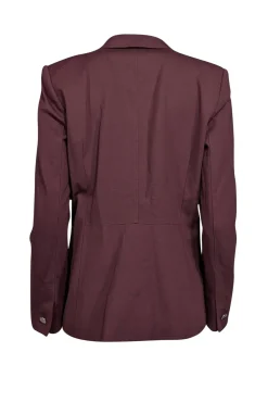 Lafayette 148 - Maroon Zipper Pocket Blazer Sz 6