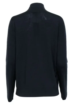 Lafayette 148 - Midnight Black Wool Turtleneck Sweater Sz XL