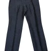 Lafayette 148 - Navy Herringbone Dress Pants Sz 10