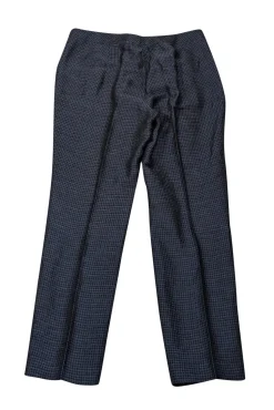 Lafayette 148 - Navy Herringbone Dress Pants Sz 10