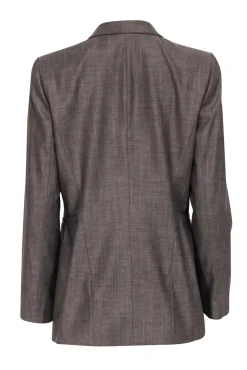 Lafayette 148 - Taupe Wool Blend Two Button Blazer Sz 8