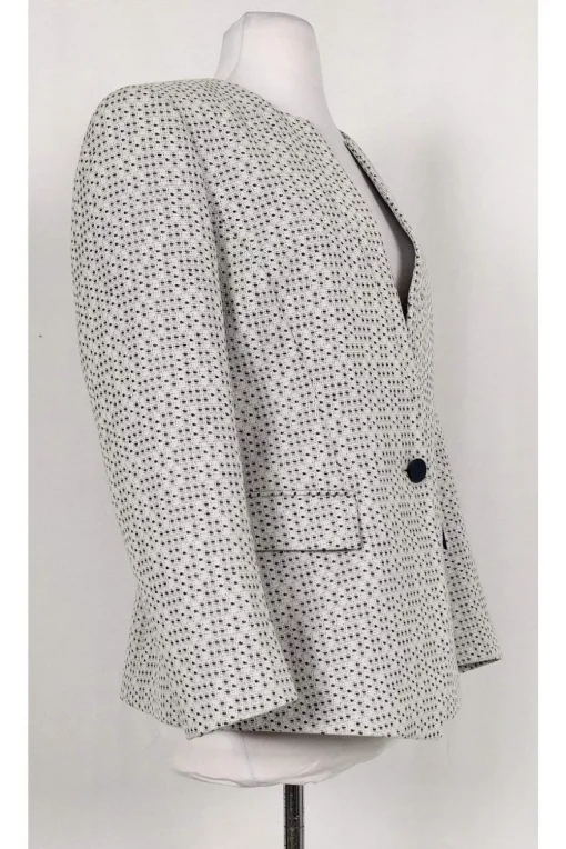 Lafayette 148 - White & Blue Blazer Sz 10