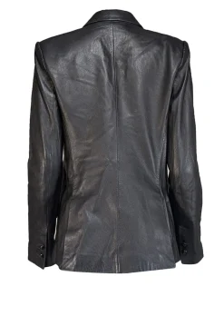 L'Agence - Black Lamb Leather Blazer Sz 8