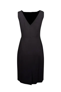 L'Agence - Black Sheath Dress w/ Rhinestone Embellishment Sz 8