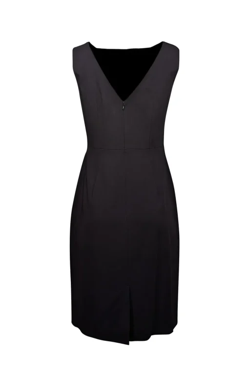 L'Agence - Black Sheath Dress w/ Rhinestone Embellishment Sz 8