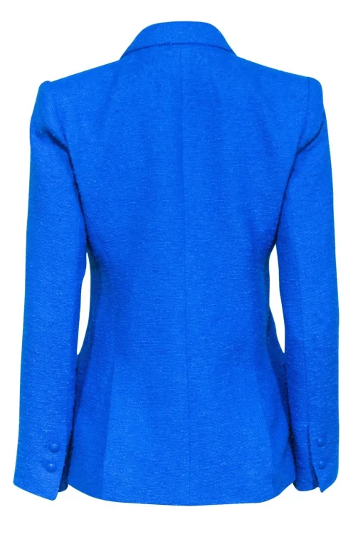 L'Agence - Bright Blue Tweed Blazer Sz 2