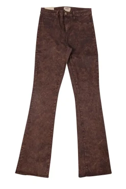 L'Agence - Brown Selma Coated Bootcut Jeans Sz 8