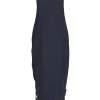 L'Agence - Navy Sleeveless Twist Back Maxi Dress Sz 0