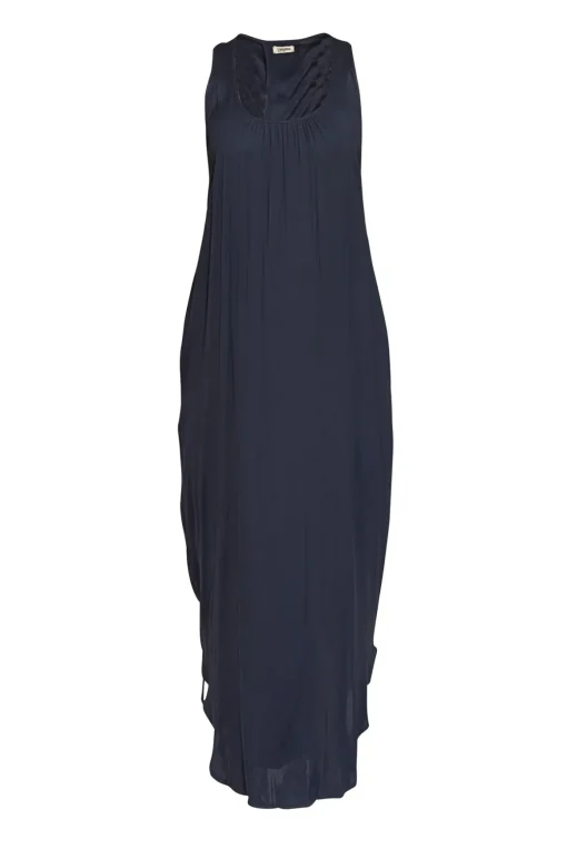 L'Agence - Navy Sleeveless Twist Back Maxi Dress Sz 0