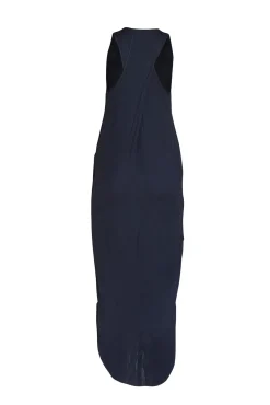L'Agence - Navy Sleeveless Twist Back Maxi Dress Sz 0