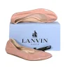 Lanvin - Pink Patent Leather Slip On Flats Sz 12