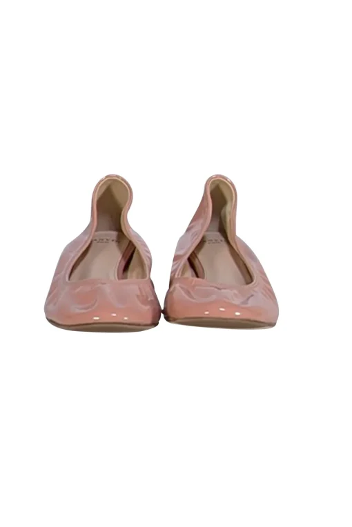 Lanvin - Pink Patent Leather Slip On Flats Sz 12