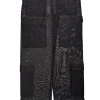 Lapointe - Black Semi-Sheer Mesh Drawstring Cargo Pants Sz S