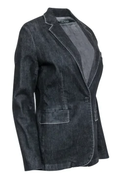 Lauren Ralph Lauren - Dark Wash Chambray Denim Blazer Sz 6