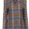 Lauren Ralph Lauren - Grey, Green, & Purple Plaid Zipper Jacket Sz 10