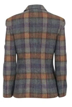 Lauren Ralph Lauren - Grey, Green, & Purple Plaid Zipper Jacket Sz 10